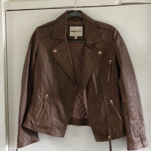 Biker leather jacket